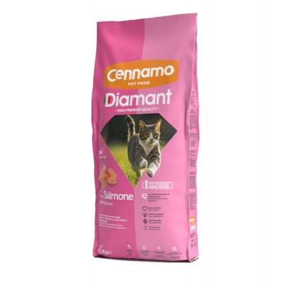 Elbląg Sprzedam worek łososiowej suchej karmy 11.4kg. Moim kotom nie podchodzi
Diamant Cat Premium Micio Salmon to