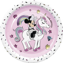 Talerzyki papierowe Minnie&Unicorn 23 cm Talerzyki papierowe Minnie&Unicorn 23 cm