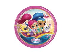 Talerzyki papierowe Shimmer&Shine 23 cm Talerzyki papierowe Shimmer&Shine 23 cm