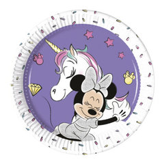 Talerzyki papierowe Minnie&Unicorn 19,5 cm Talerzyki papierowe Minnie&Unicorn 19,5 cm