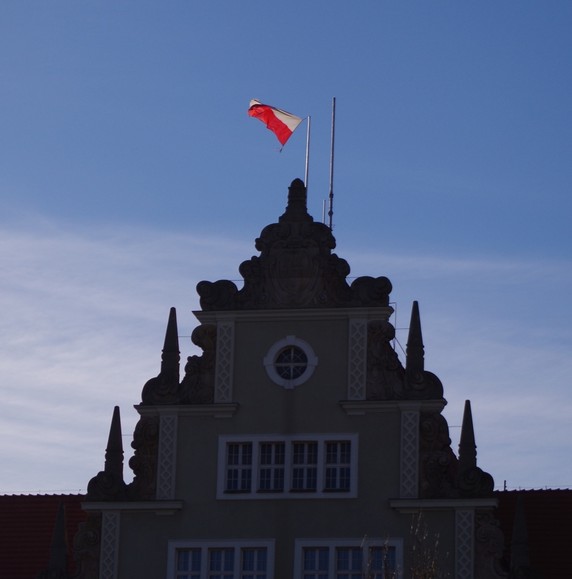 Flagi zrywało. Wiatr (Marzec 2014)