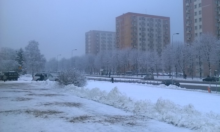 Prawdziwa zima w Elblągu.. Zima namalowała bajkowy pejzaż wokół nas. (Styczeń 2017)