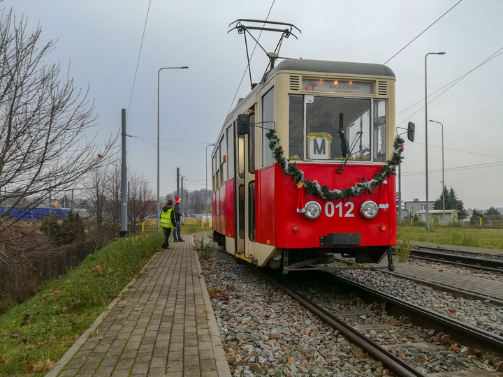 Mikołajkowy tramwaj. Wielu osobom się spodobał (Grudzień 2018)