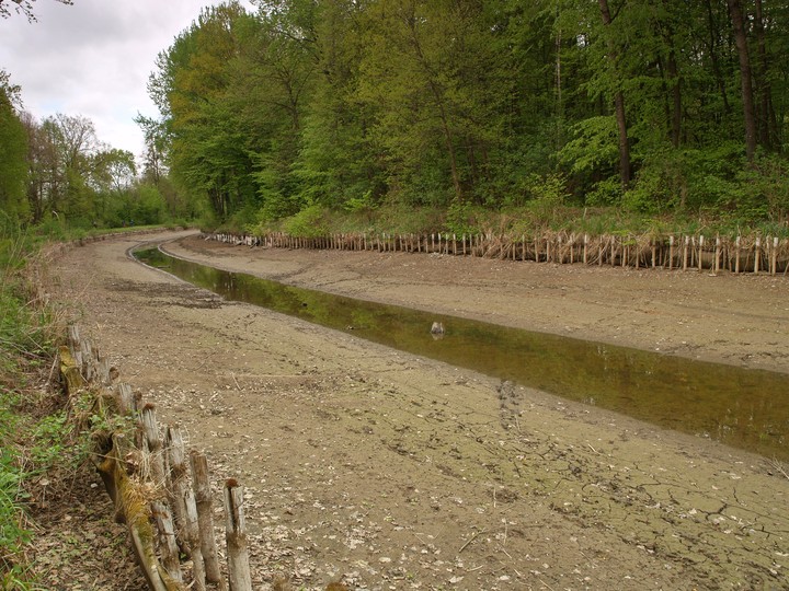 Kanał Elbląski - w czasie remontu.  (Maj 2013)