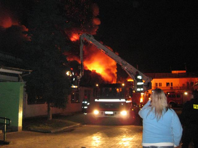 Pożar na Komeńskiego zdjęcie nr 21658
