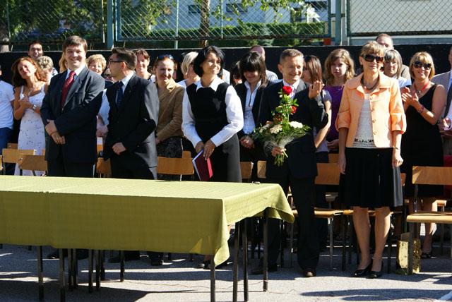 Od tego roku dyrektorką ZSO nr 2 jest Agnieszka Jurewicz (na zdjęciu w środku, w białej bluzce).