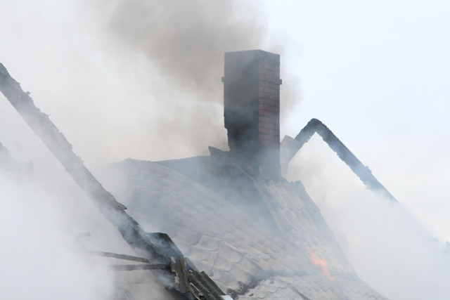 Pożar w Kępkach zdjęcie nr 30216