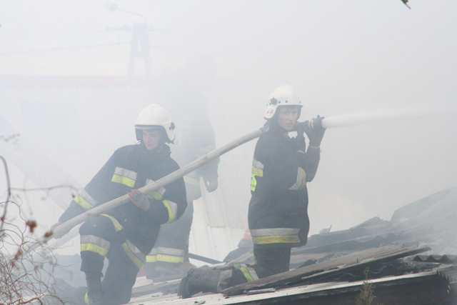 Pożar w Kępkach zdjęcie nr 30221