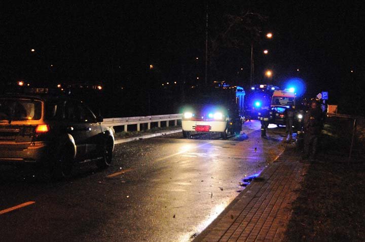 Wypadek na Radomskiej - dwie osoby ranne zdjęcie nr 41156