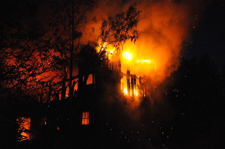 Pożar na Grunwaldzkiej zdjęcie nr 45359