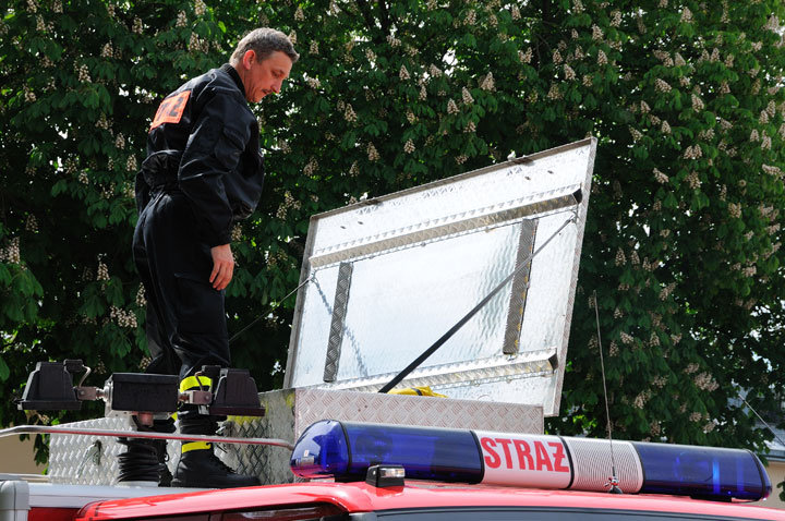 Ćwiczenia strażackie na terenie elbląskiego browaru zdjęcie nr 45493