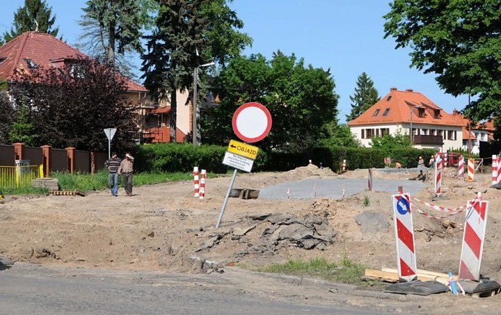 Zamknięte skrzyżowanie Kościuszki-Chrobrego zdjęcie nr 45767