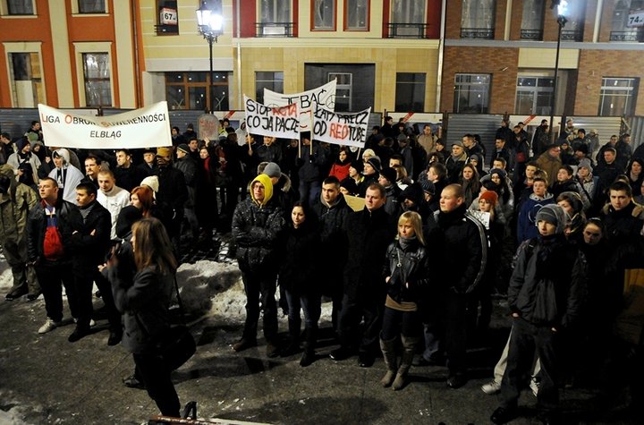 Elbląski protest przeciwko ACTA zdjęcie nr 52699