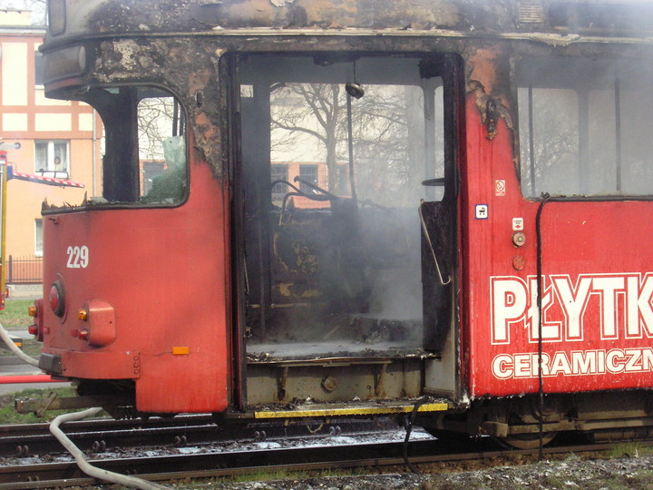 Pożar tramwaju zdjęcie nr 55429