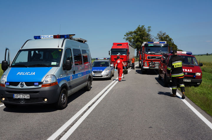 Śmiertelny wypadek na trasie Elbląg-Malbork zdjęcie nr 58331