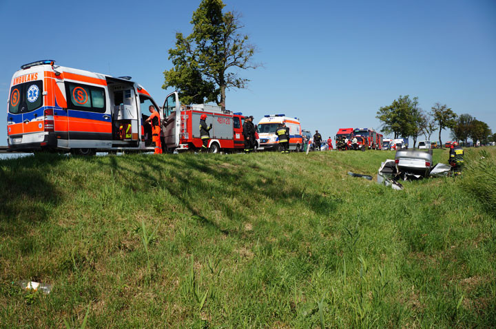 Śmiertelny wypadek na trasie Elbląg-Malbork zdjęcie nr 58322