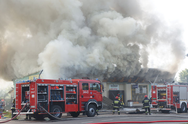 Pożar sklepu i warsztatu na Sopockiej zdjęcie nr 59623