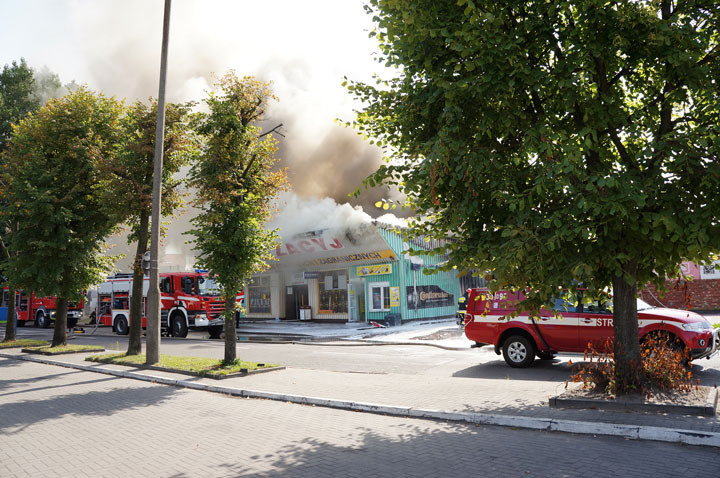 Pożar sklepu i warsztatu na Sopockiej zdjęcie nr 59612