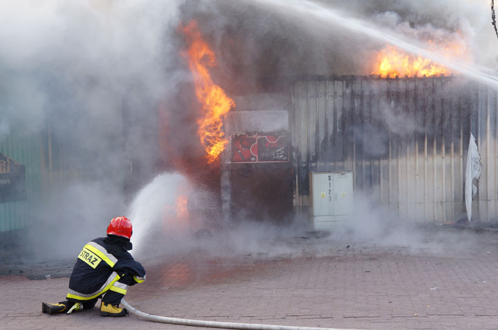 Pożar sklepu i warsztatu na Sopockiej zdjęcie nr 59595