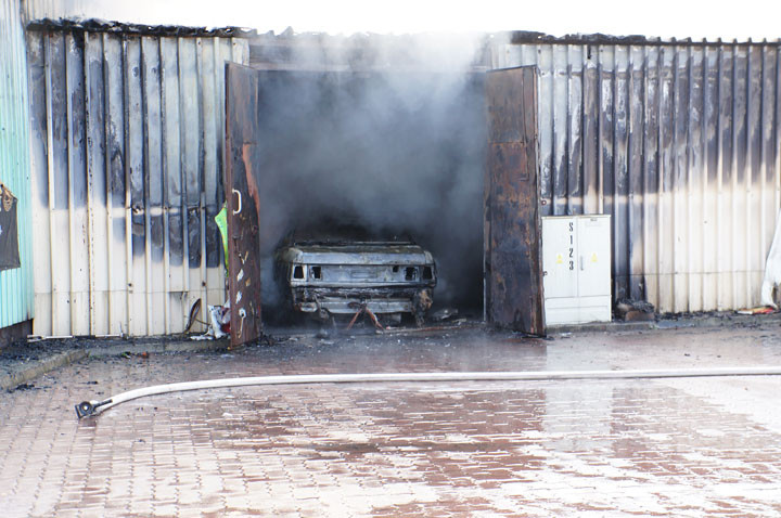 Pożar sklepu i warsztatu na Sopockiej zdjęcie nr 59602