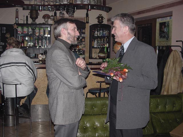 Nominowani do tytułu Elblążanian Roku 2002 - Włodzimierz Mielnicki i Antoni Czyżyk.
