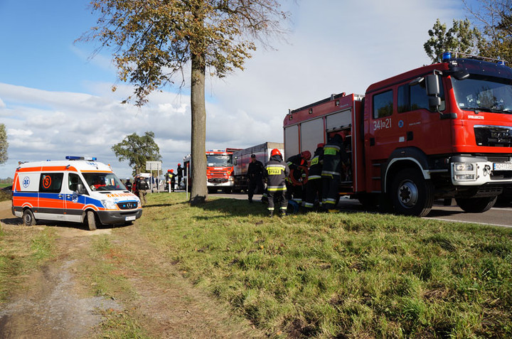 Wypadek w Jegłowniku: jedna osoba ranna zdjęcie nr 62122