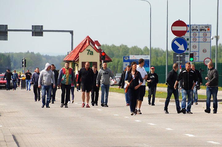 Protest na przejściu granicznym w Grzechotkach zdjęcie nr 69529