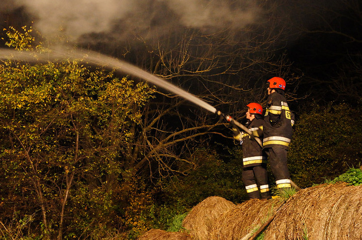 Nocny pożar na Polderowej zdjęcie nr 77530