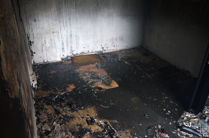 Panieńska: pożar w mieszkaniu zdjęcie nr 78628