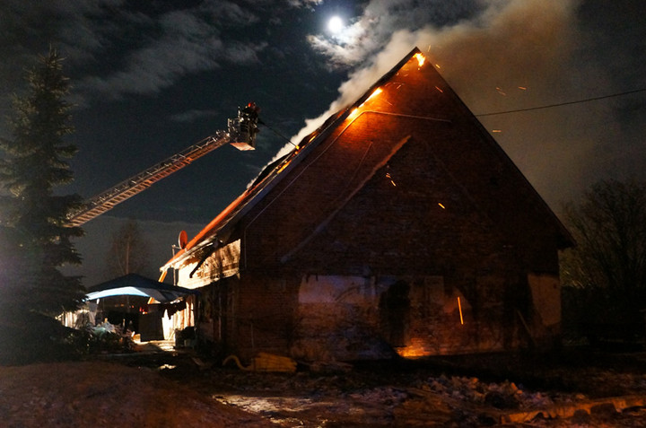 Nocny pożar na Malborskiej zdjęcie nr 80913