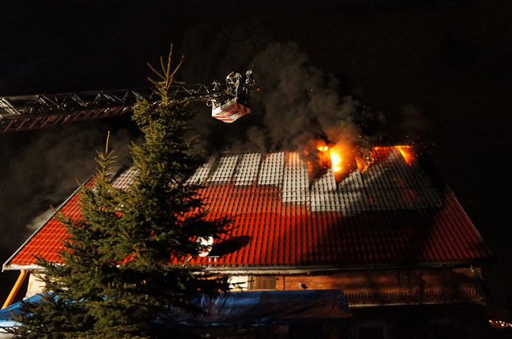 Nocny pożar na Malborskiej zdjęcie nr 80908