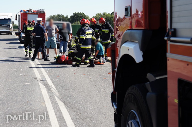 Wypadek w Nowinie: ranny motorowerzysta w szpitalu zdjęcie nr 91217