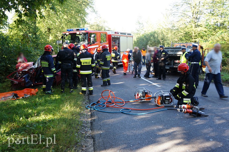 Wypadek na wylocie z Elbląga zdjęcie nr 92905