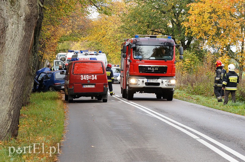Wypadek między Hutą Żuławską a Pogrodziem zdjęcie nr 95460