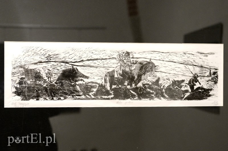 Grafika Jerzego Domino w cyklu Elbląg Plastyczny zdjęcie nr 97717