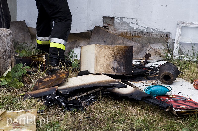 Pożar domu w Nowakowie zdjęcie nr 112204