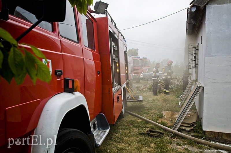 Pożar domu w Nowakowie zdjęcie nr 112199