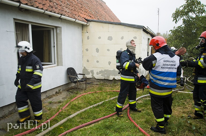 Pożar domu w Nowakowie zdjęcie nr 112200