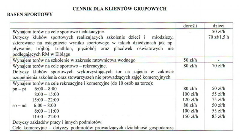 Za ile popływamy w Centrum Rekreacji Wodnej zdjęcie nr 113516