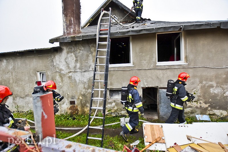 Pożar poddasza w Dąbrowie zdjęcie nr 137471
