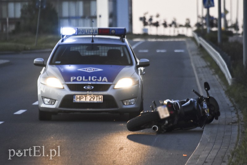 Wypadek motocyklisty na Modrzewinie zdjęcie nr 152581