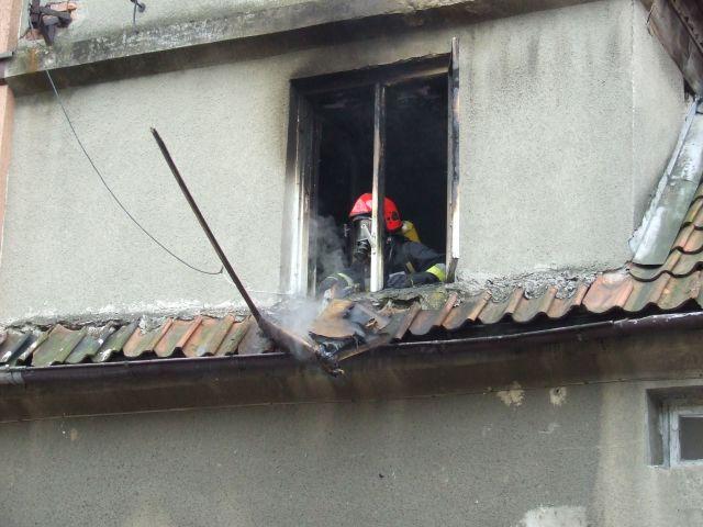 Pożar przy Żeglarskiej zdjęcie nr 12850