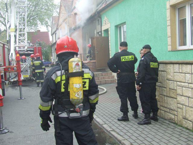 Pożar przy Żeglarskiej zdjęcie nr 12845