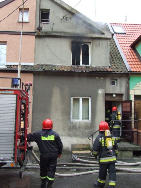 Pożar przy Żeglarskiej zdjęcie nr 12839