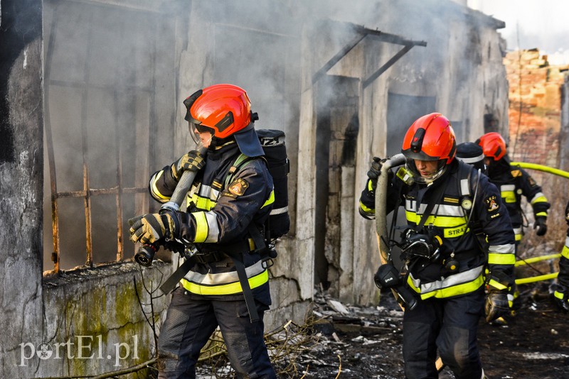 Pożar pustostanu przy ul. Druskiej zdjęcie nr 172887