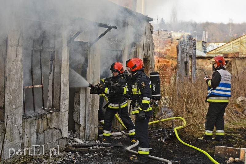 Pożar pustostanu przy ul. Druskiej zdjęcie nr 172883