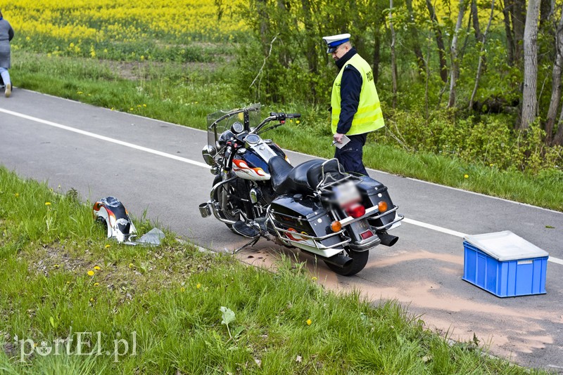 Wypadek motocyklisty na otwarcie sezonu zdjęcie nr 200299