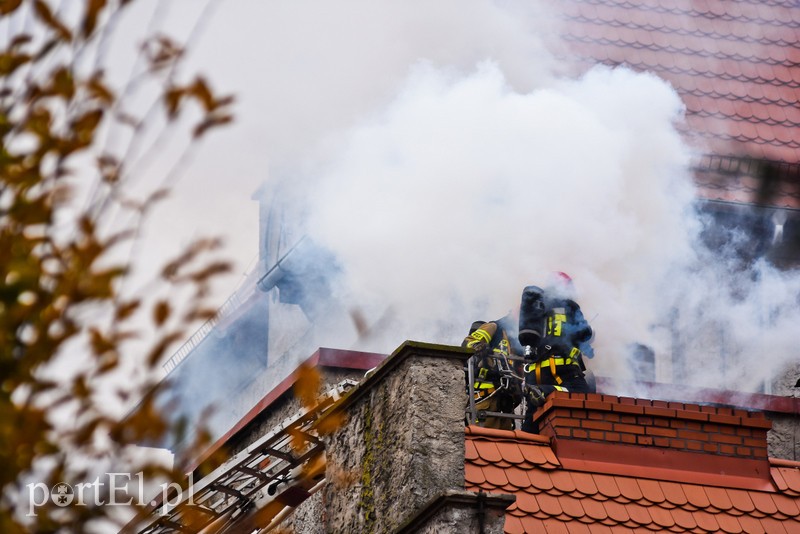 Pożar sadzy w kominie przy ul. Pionierskiej zdjęcie nr 214959