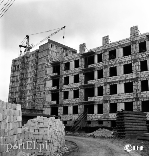 Elbląskie budowy z lat 70. na zdjęciach Czesława Misiuka zdjęcie nr 219051