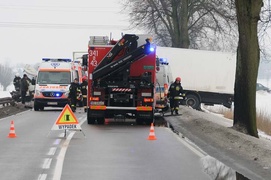 Śmiertelny wypadek w Szopach. Droga nr 22 zablokowana